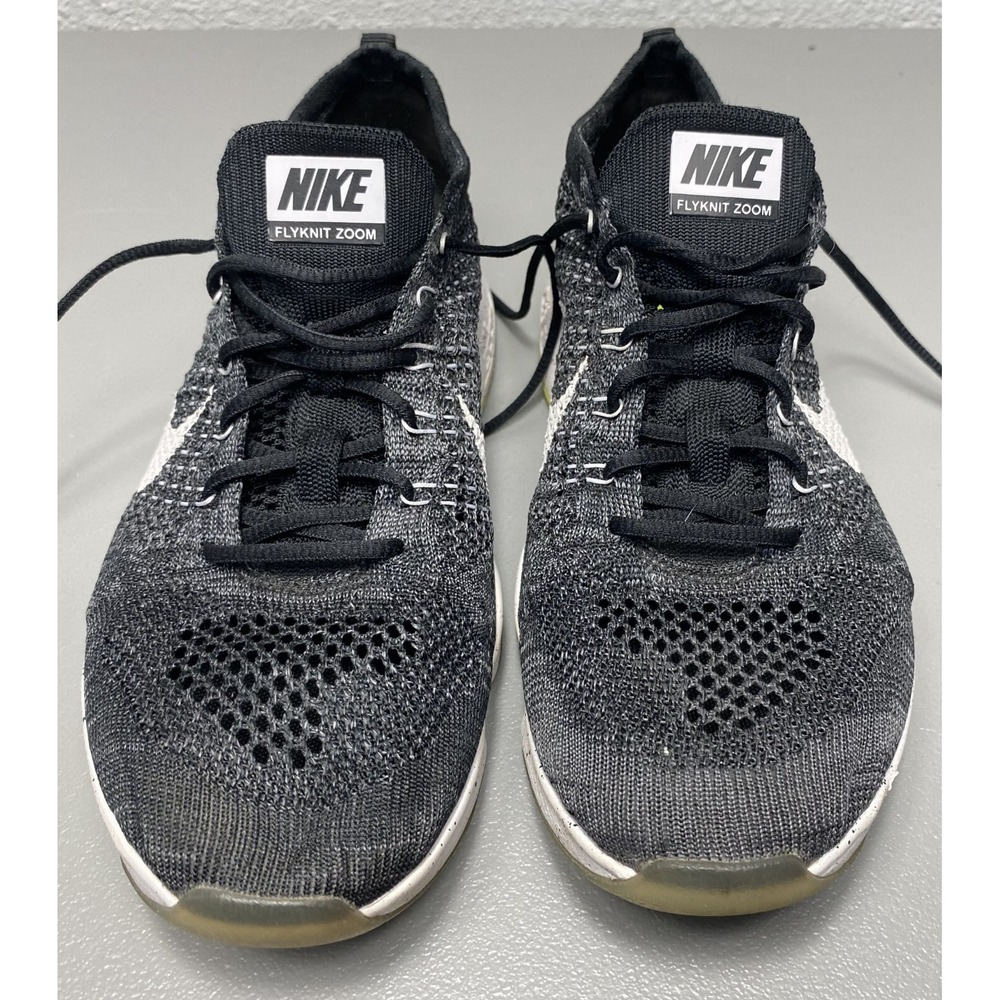 Nike Flyknit Zoom Agility Womens Running Shoes Sneaker Size 9.5 Black 698616-001 - Picture 2 of 13